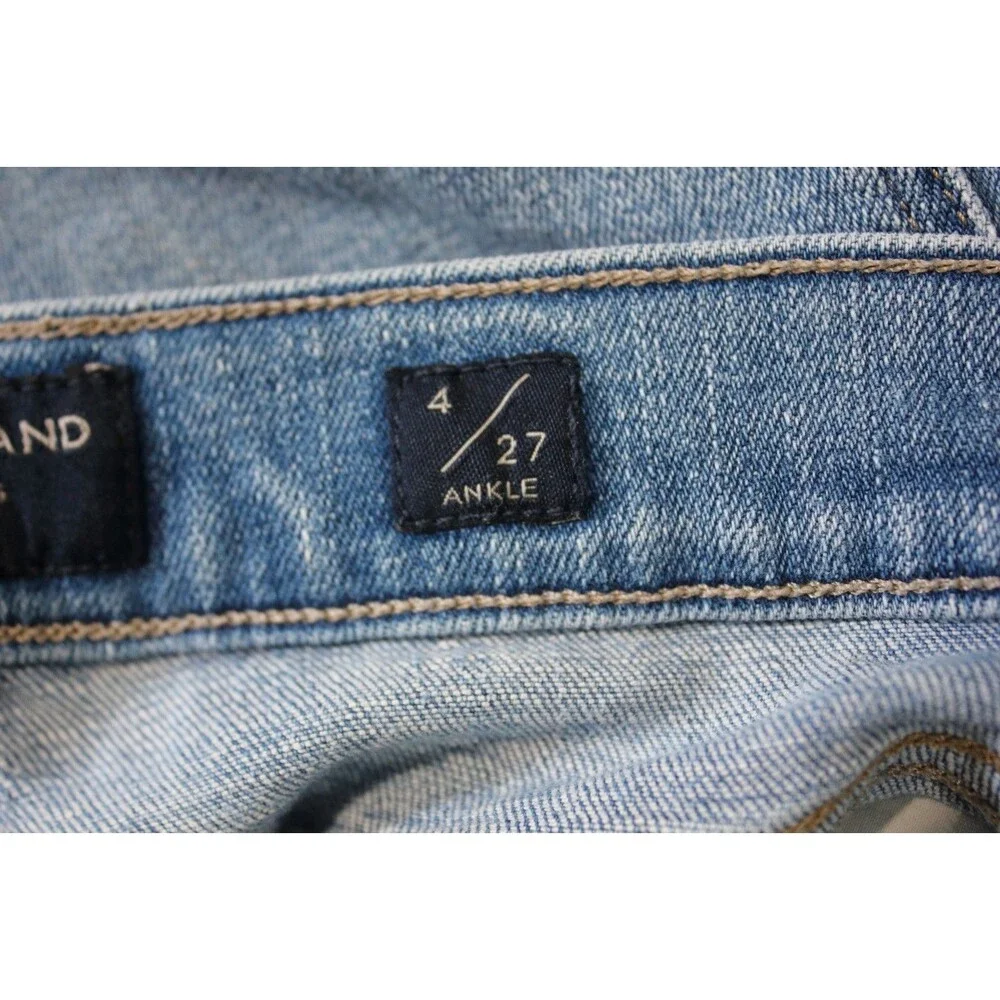 Lucky Brand Jeans Women High Rise Skinny Bridgette Button Fly Distressed 4/27 - Picture 10 of 15